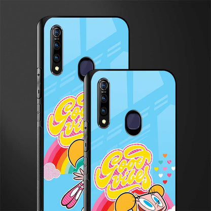 deedee good vibes glass case for vivo z1 pro image-2