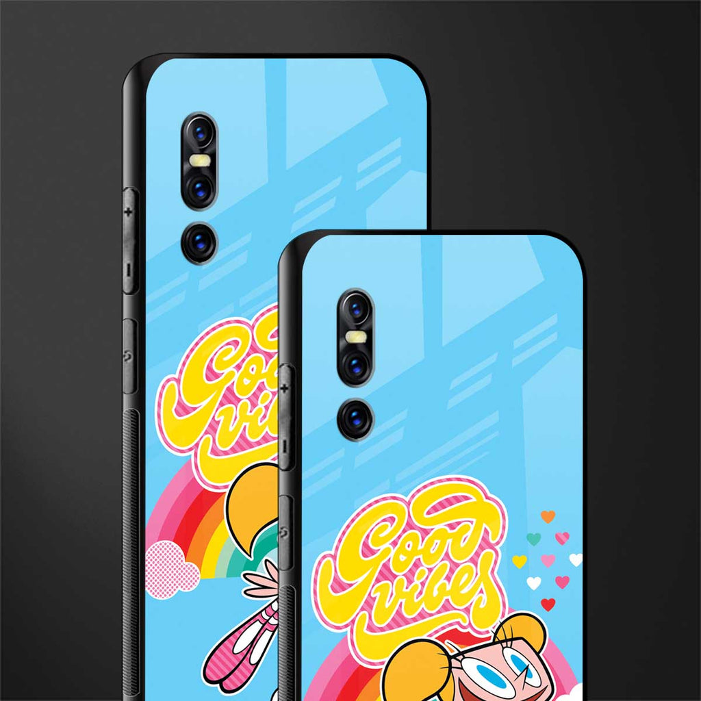 deedee good vibes glass case for vivo v15 pro image-2