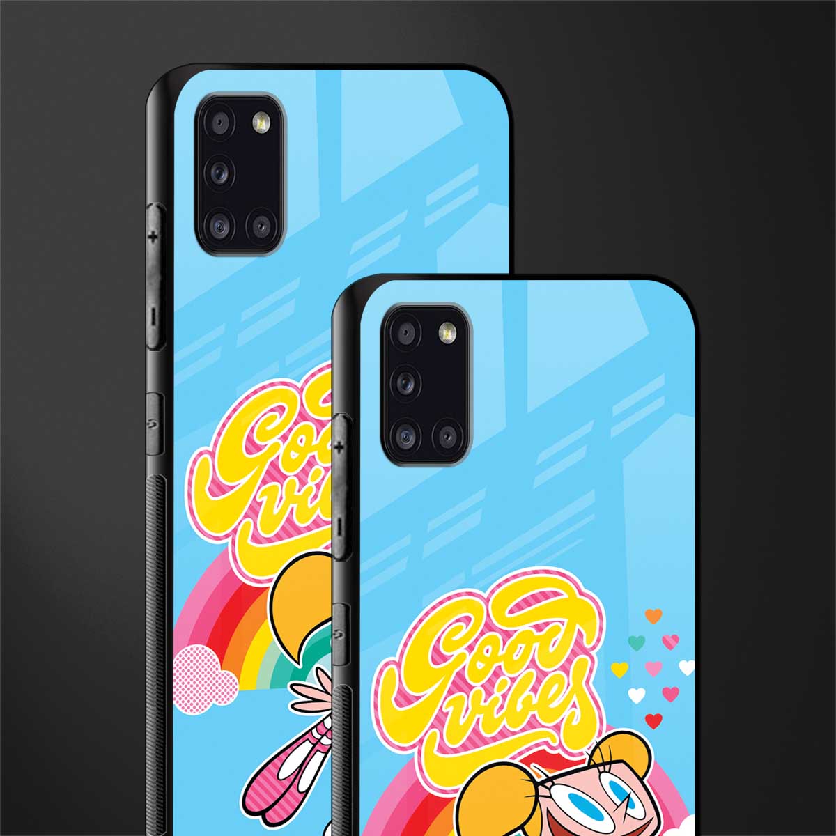 deedee good vibes glass case for samsung galaxy a31 image-2