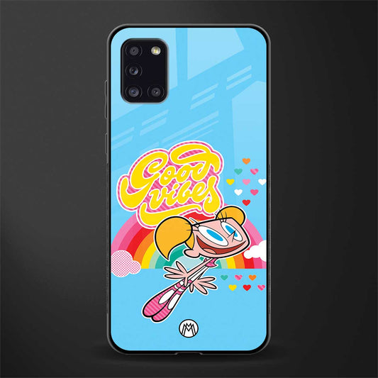 deedee good vibes glass case for samsung galaxy a31 image