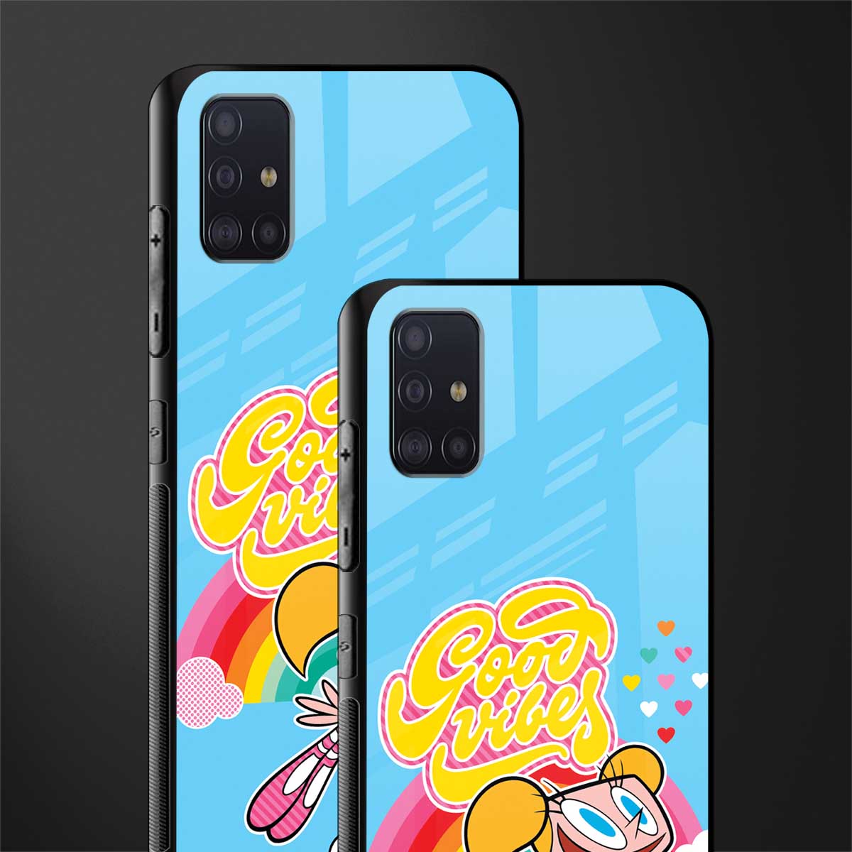 deedee good vibes glass case for samsung galaxy a71 image-2