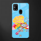deedee good vibes glass case for samsung galaxy f41 image
