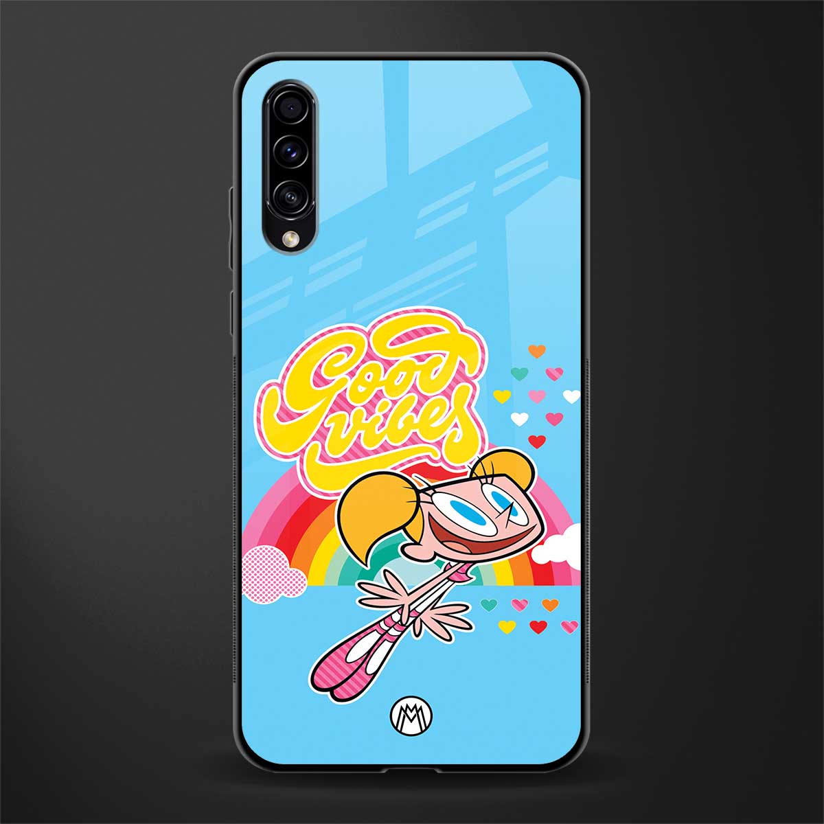 deedee good vibes glass case for samsung galaxy a30s image