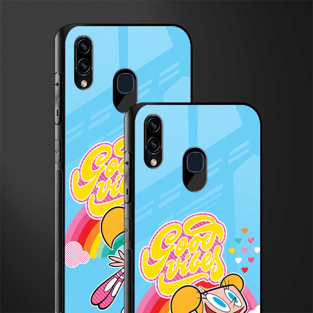 deedee good vibes glass case for samsung galaxy m10s image-2