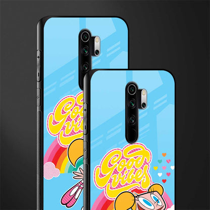 deedee good vibes glass case for redmi note 8 pro image-2
