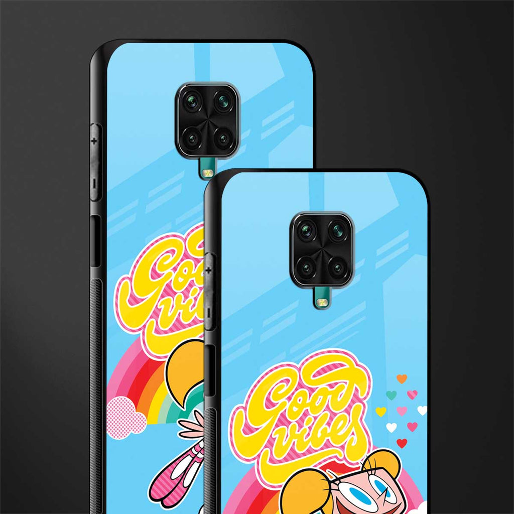 deedee good vibes glass case for redmi note 9 pro image-2