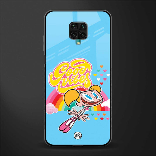 deedee good vibes glass case for redmi note 9 pro max image