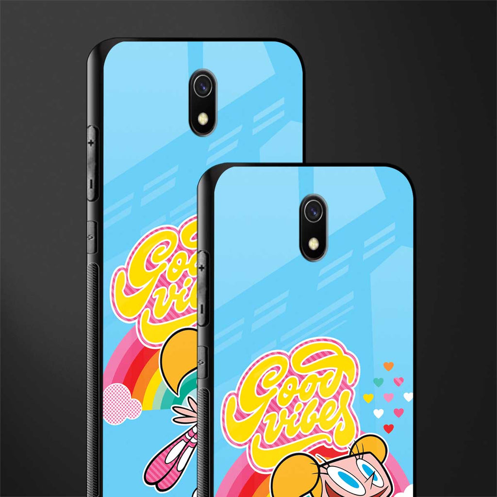 deedee good vibes glass case for redmi 8a image-2