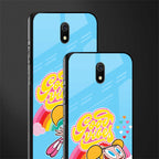 deedee good vibes glass case for redmi 8a image-2
