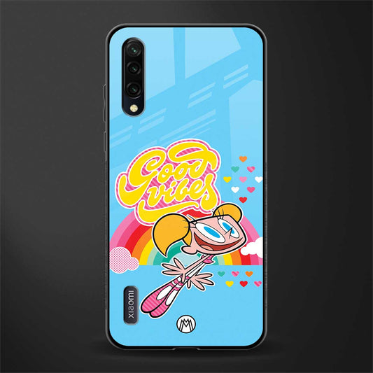 deedee good vibes glass case for mi a3 redmi a3 image
