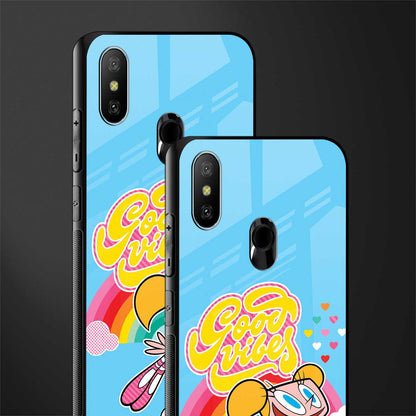 deedee good vibes glass case for redmi 6 pro image-2