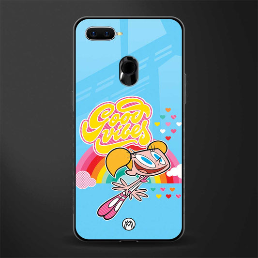 deedee good vibes glass case for oppo a5s image