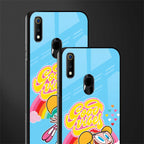 deedee good vibes glass case for realme 3 pro image-2