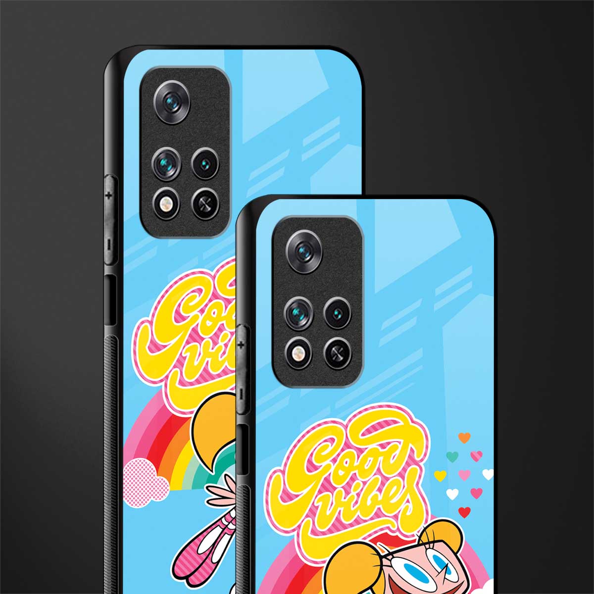 deedee good vibes glass case for poco m4 pro 5g image-2