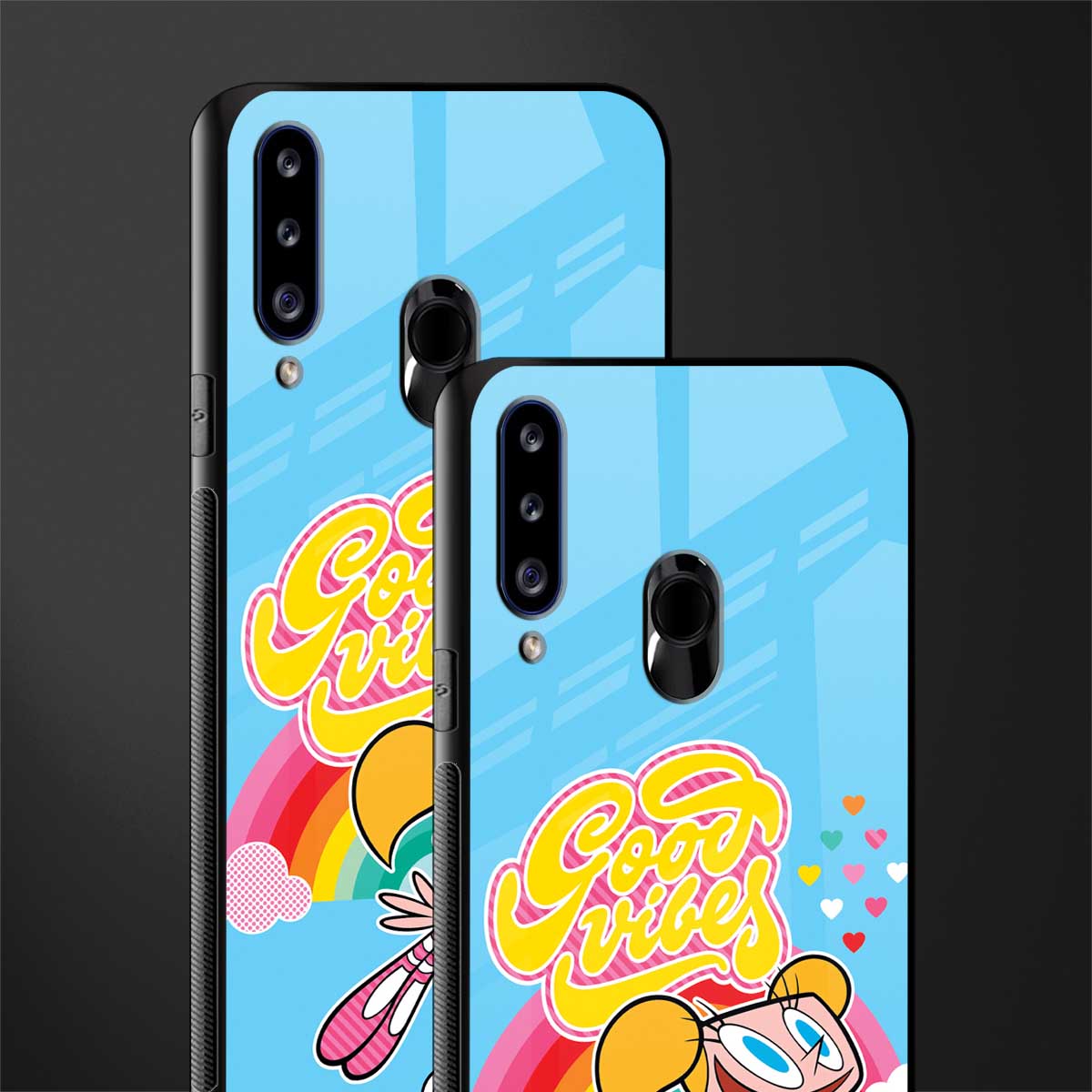 deedee good vibes glass case for samsung galaxy a20s image-2