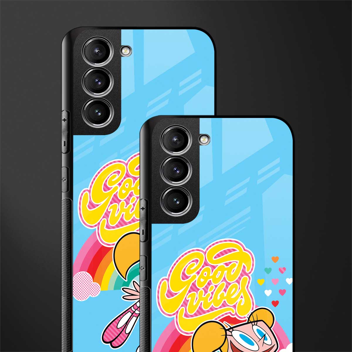 deedee good vibes glass case for samsung galaxy s21 plus image-2