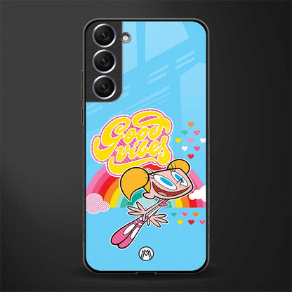deedee good vibes glass case for samsung galaxy s21 plus image
