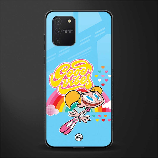 deedee good vibes glass case for samsung galaxy a91 image