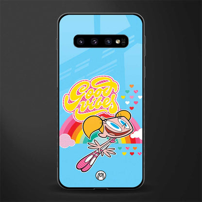 deedee good vibes glass case for samsung galaxy s10 plus image