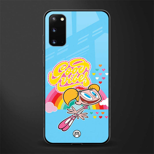 deedee good vibes glass case for samsung galaxy s20 image