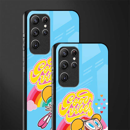 deedee good vibes glass case for samsung galaxy s21 ultra image-2