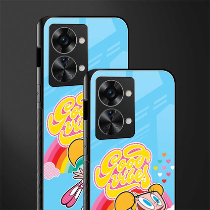 deedee good vibes glass case for phone case | glass case for oneplus nord 2t 5g