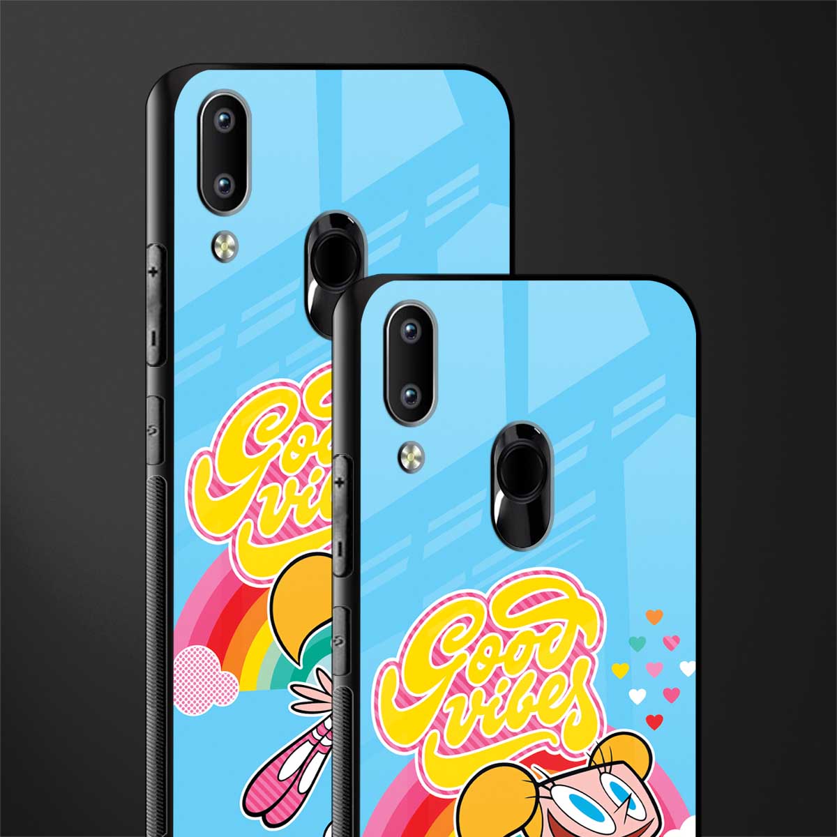 deedee good vibes glass case for vivo y95 image-2