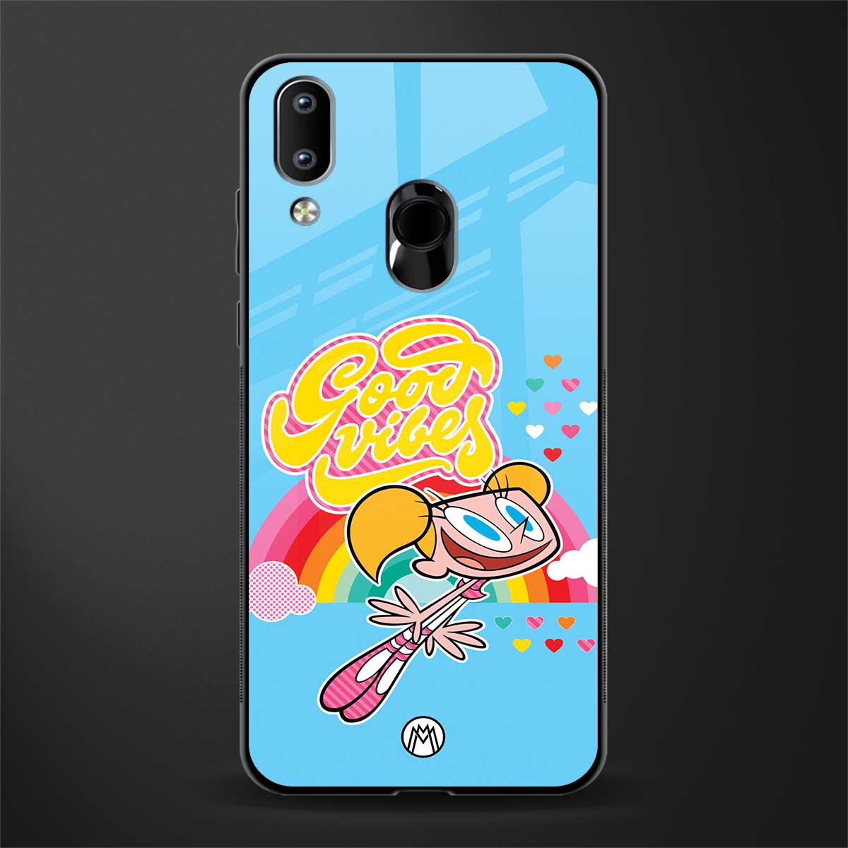 deedee good vibes glass case for vivo y93 image