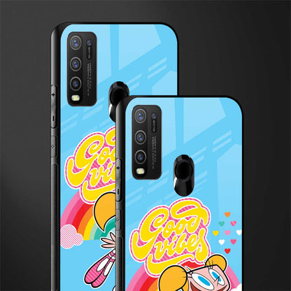 deedee good vibes glass case for vivo y30 image-2