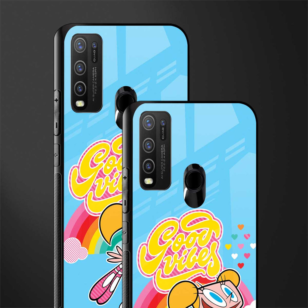 deedee good vibes glass case for vivo y50 image-2