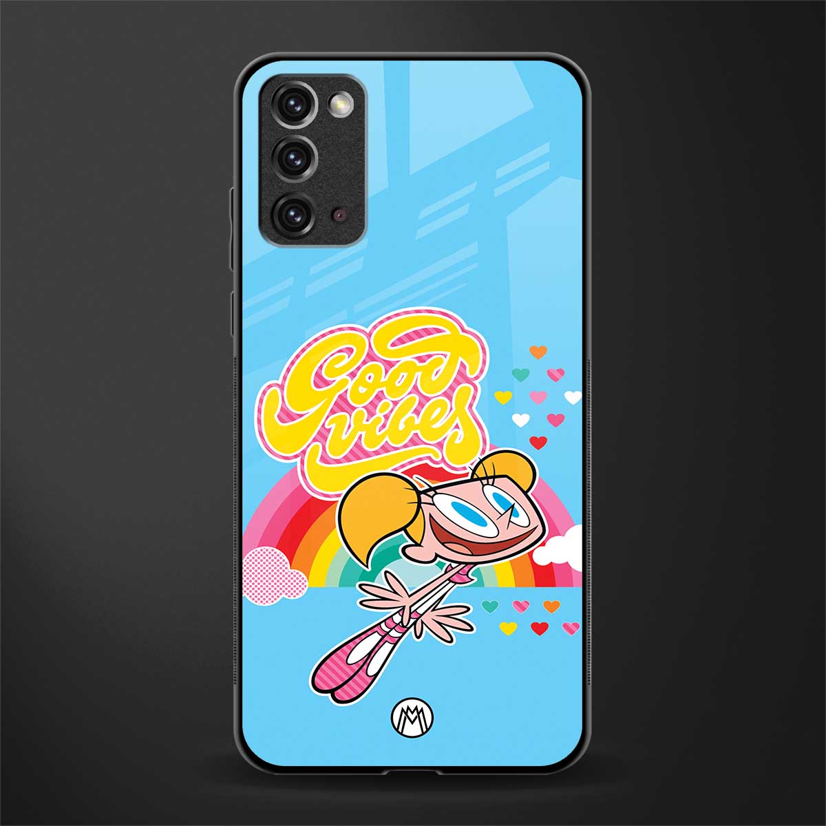 deedee good vibes glass case for samsung galaxy note 20 image