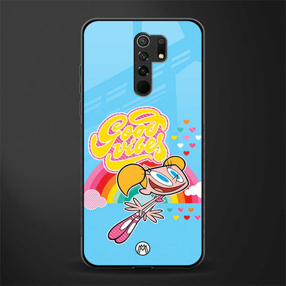 deedee good vibes glass case for redmi 9 prime image