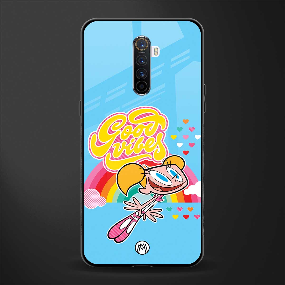 deedee good vibes glass case for realme x2 pro image