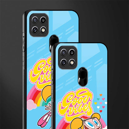 deedee good vibes glass case for oppo a15s image-2
