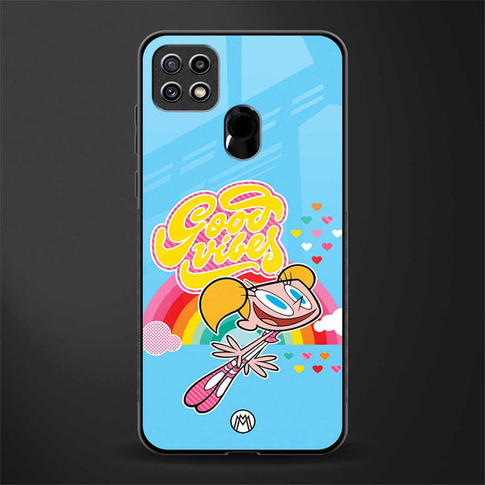 deedee good vibes glass case for oppo a15s image