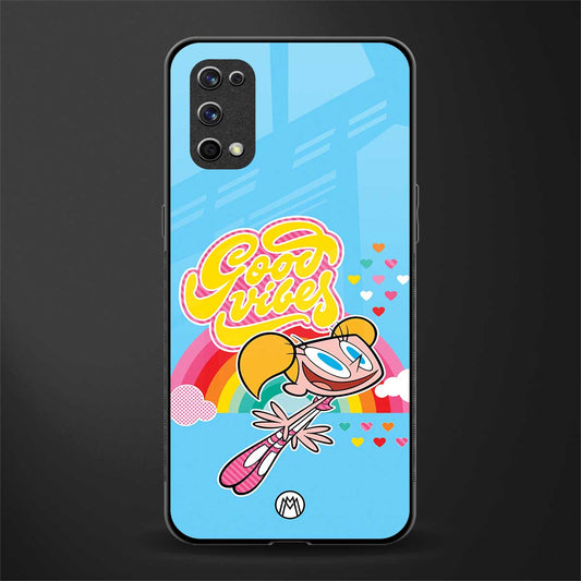 deedee good vibes glass case for realme x7 pro image
