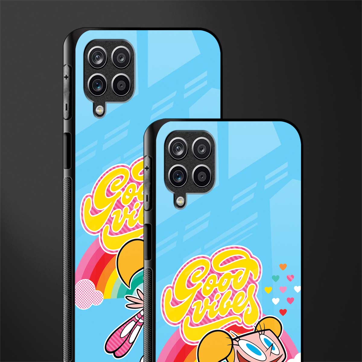 deedee good vibes glass case for samsung galaxy a12 image-2