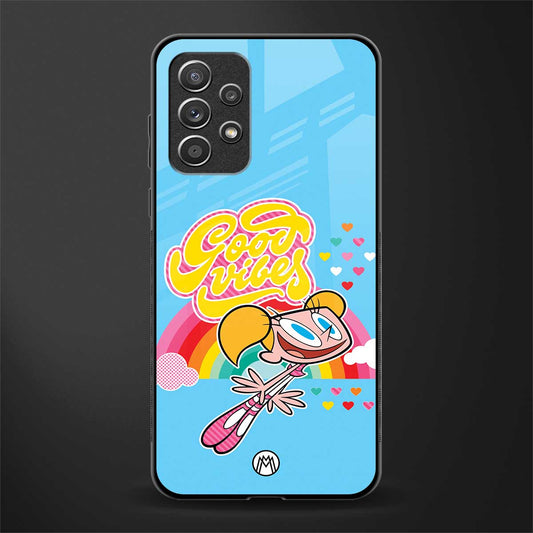 deedee good vibes glass case for samsung galaxy a72 image