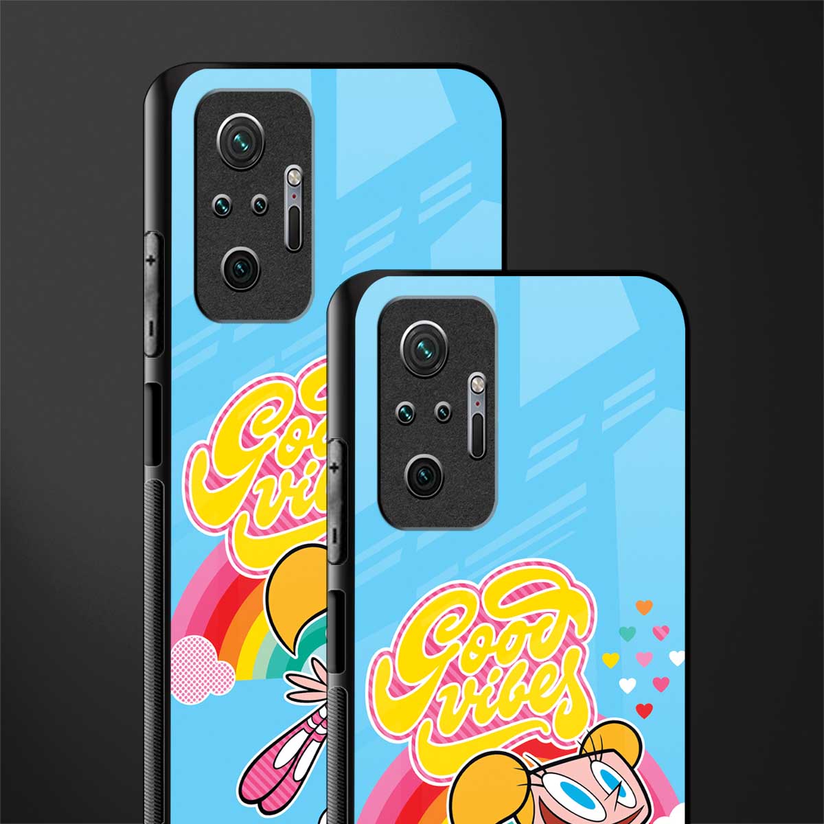 deedee good vibes glass case for redmi note 10 pro max image-2