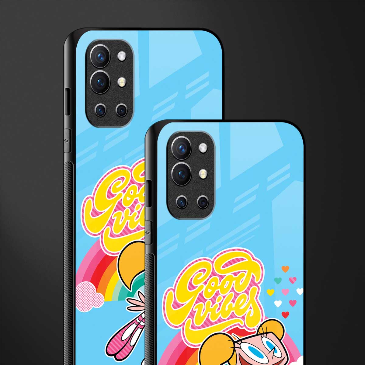 deedee good vibes glass case for oneplus 9r image-2
