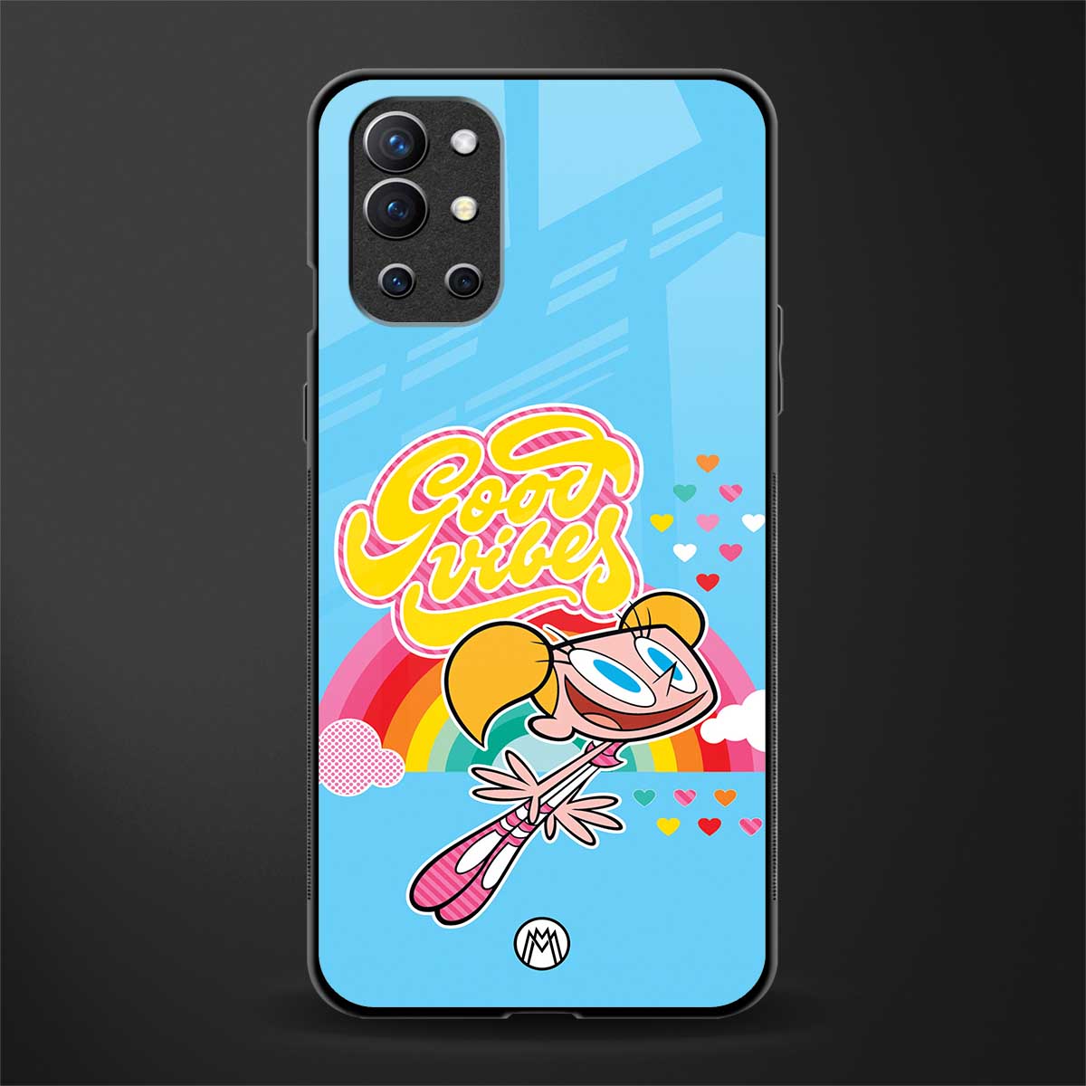 deedee good vibes glass case for oneplus 9r image