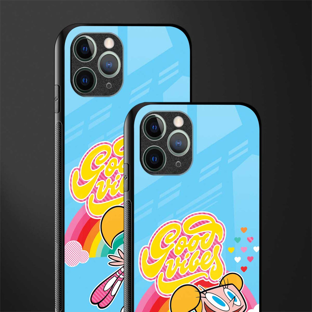 deedee good vibes glass case for iphone 11 pro max image-2