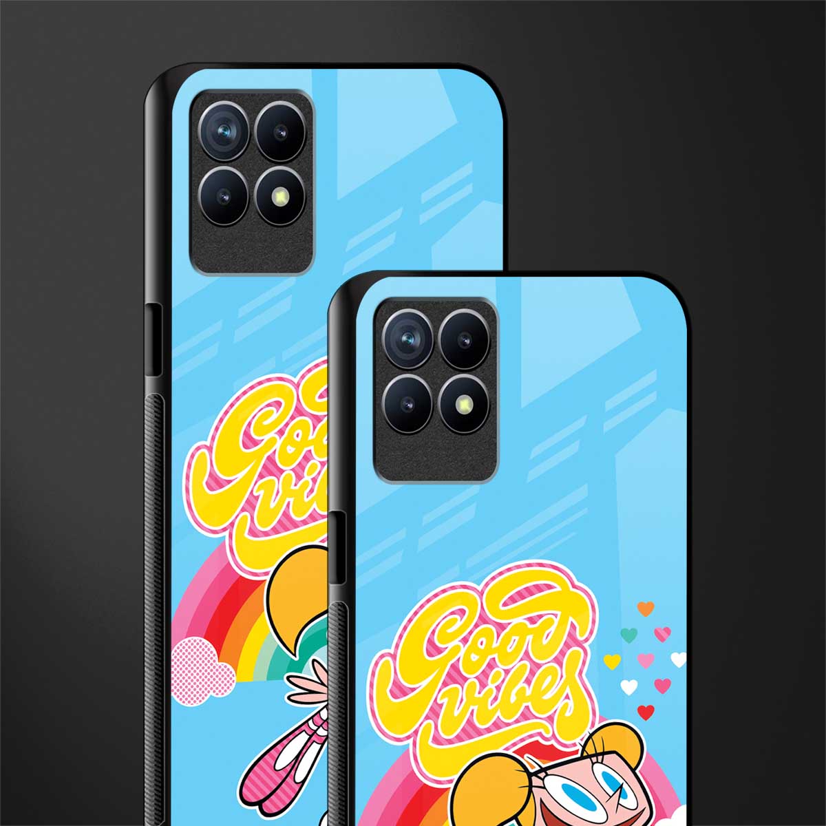 deedee good vibes glass case for realme 8i image-2