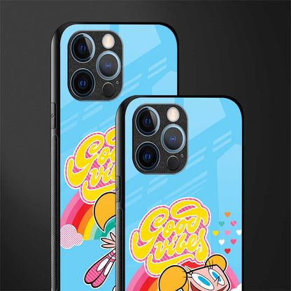 deedee good vibes glass case for iphone 12 pro image-2