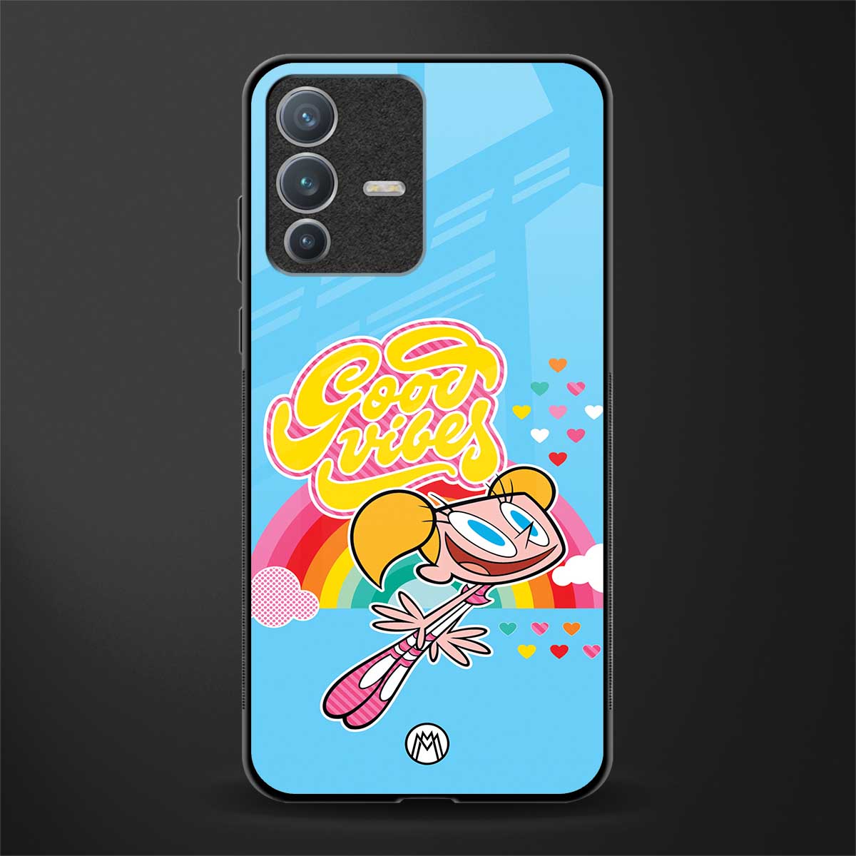 deedee good vibes glass case for vivo v23 pro 5g image
