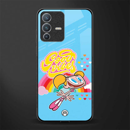 deedee good vibes glass case for vivo v23 pro 5g image