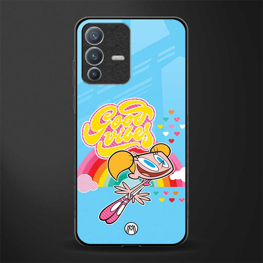 deedee good vibes glass case for vivo v23 pro 5g image