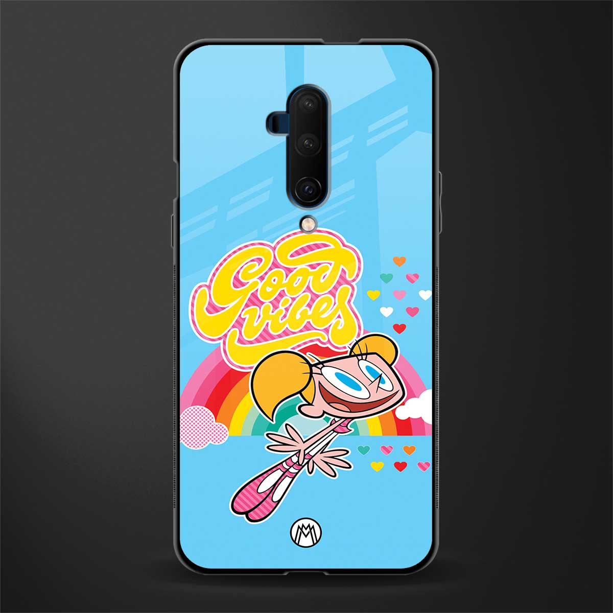 deedee good vibes glass case for oneplus 7t pro image