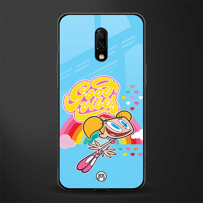 deedee good vibes glass case for oneplus 7 image