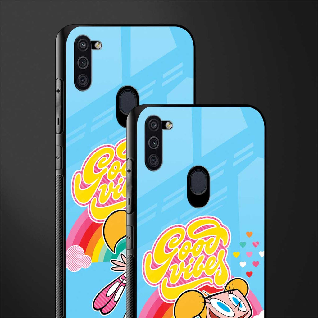 deedee good vibes glass case for samsung a11 image-2